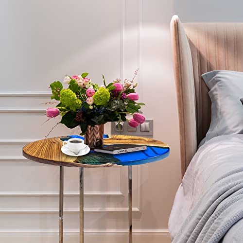 24" Large Resin Table Molds, Large Resin Mold Round Silicone,Epoxy Table Mold for Charcuterie Board, River Resin Coffee Table, DIY Art Home Sienson