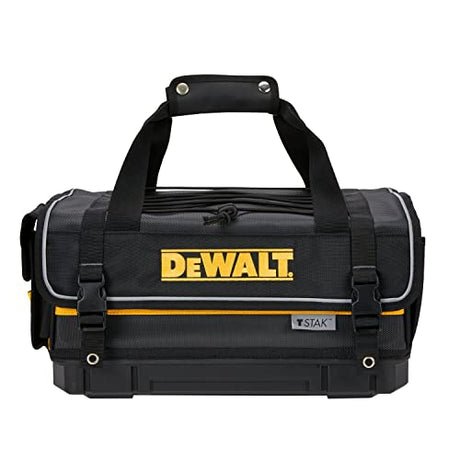 DEWALT TSTAK Tool Bag, 16-inch Durable Tote with Tool Organizer and Hard Bottom (DWST17623) DEWALT