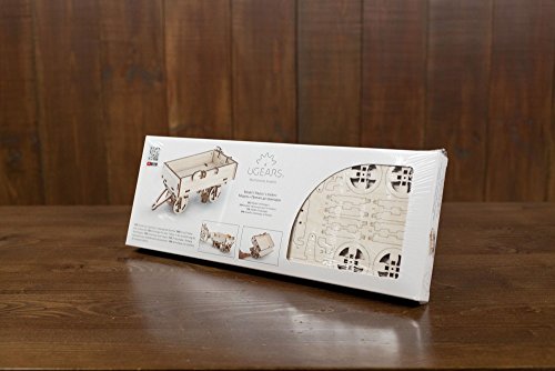 Ugears Bundle 2 in 1 Tractor + Trailer Mechanical 3D Puzzle Eco-friendly Gift DIY Brainteaser Teens Adults Boys Girls Kids Toys UGEARS