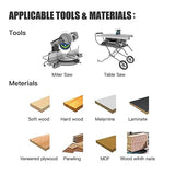 Ezee 10 inch Table Saw Blades 40 Teeth, General Purpose Circular Saw Blade with 5/8-inch Arbor, 0.09" Thin Kerf, Carbide-Tipped Professional EZee