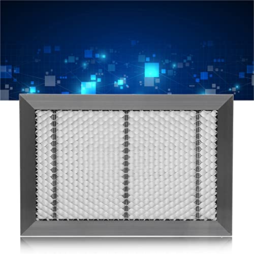 Laser Honeycomb Cutting Table Board, Honeycomb Working Table 300x200x22mm Beehive Working Plate CNC Processed Laser Cutting Bed for Laser Engraving Hyuduo