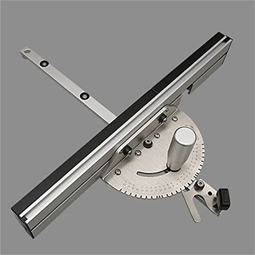 Miter Gauge Aluminium Profile Fence W/Track Stop Table Saw Router Miter Gauge Saw Assembly Ruler For Woodworking Tools