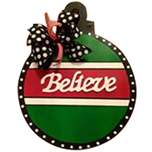 Ornament Cutout Unfinished Wood Christmas Door Hanger Holiday Decorations Winter Decor MDF Shape Canvas Style 2 Diverse Woodworking