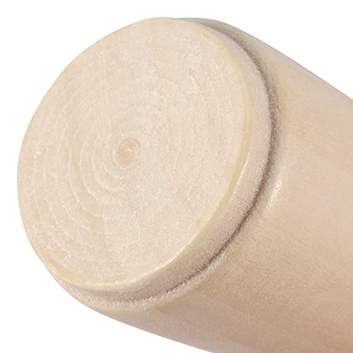 ZOENHOU 30 Pack 3-1/2 Inch Wooden Peg Dolls, Mom Angel Unfinished Peg People Doll Bodies, Wooden Figures for Craft, Painting ZOENHOU