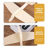 Toyvian 20pcs Unfinished Wooden Plane Model Toy Airplane Craft Wood Airplane for Painting, DIY Wood Airplane Toys for School Craft Projects or Family Toyvian