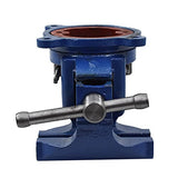 TINVHY 5-Inch Bench Vises with Swivel Base, Metal Milling with Locking 360-Degree Swivel Anvil for Crafting Painting Sculpting Modeling Electronics TINVHY