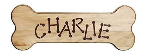 Walnut Hollow, Dog Bone Pine Signboard, Sandal - WoodArtSupply