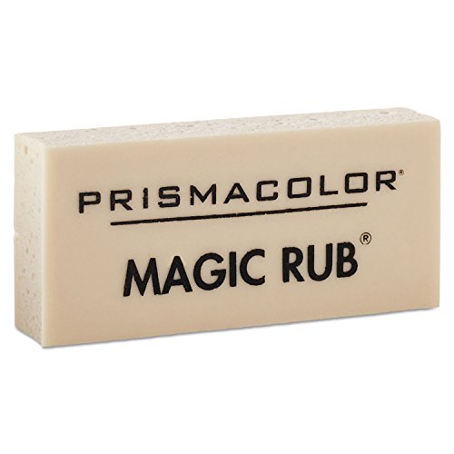 Prismacolor Premier Magic Rub Vinyl Erasers, 12 Pack - WoodArtSupply