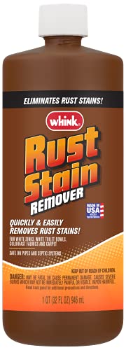 Whink 1232 Liquid Rust Stain Remover, 32 Oz, Unscented