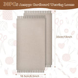 Aemygo 30 Pack Cardboard Weaving Looms, Wide Notch Weaving Loom for Kids, Beginner Square Weaving Boards for Knitting Sewing Crochet Basket Teaching Aemygo