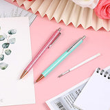 2 Pieces Weeding Pen Vinyl Pen Pin Weeding Tool Fine Point Weeding Tool Glitter Metal Vinyl Air Release or Car Puncturing Installation Retractable Epakh