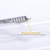 CNC Router Bits,Engraving Bits,End Mill Milling Cutter,Single Flute Spiral Upcut Router Bit,1/8 Shank,Tungsten Steel Engraving Carving Tool Kit for HOZLY