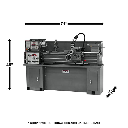 JET BDB-1340A, 13" x 40" Belt Drive Bench Lathe, 2HP, 1Ph 230V (321360A) - WoodArtSupply