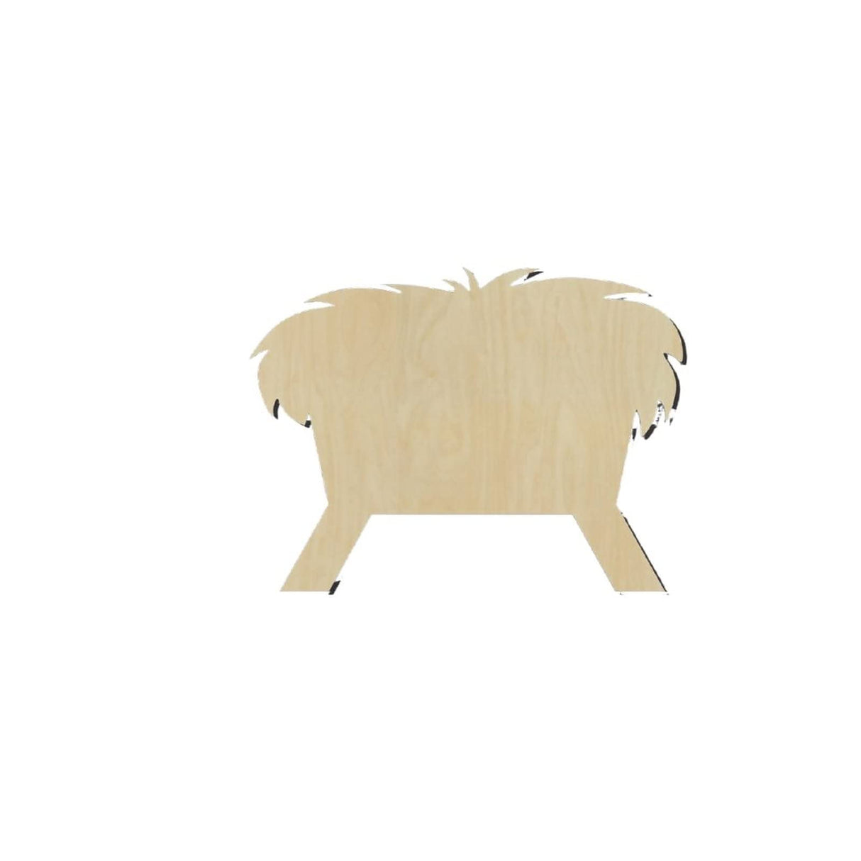 Manger Wood Craft Unfinished Wooden Cutout Art DIY Wooden Signs Inspirational Wall Plaque Classic Hanging Wall Signs Decor for Bedroom Kitchen Living Arupkeer