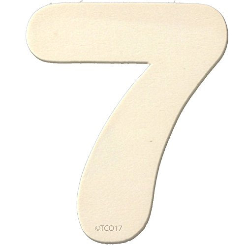 4" Wooden Number 4mm Thick About 3-1/4" Wide Number (5) Unfinished Plywood Number The Crafts Outlet