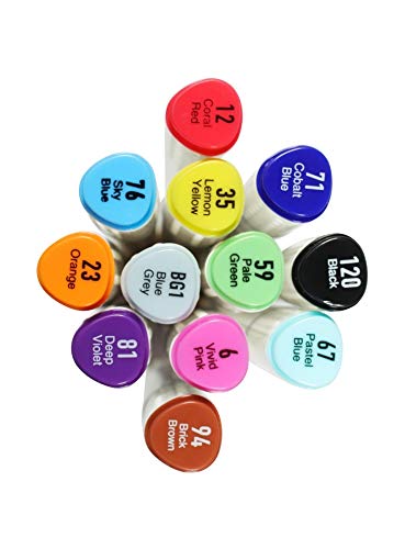 Dual Tip Art Markers (12pc) - WoodArtSupply