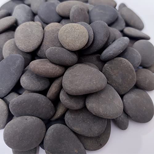 Handpicked 100pcs 1-1.5 inch Small Painting Rocks, Natural River Rocks Smooth Flat Pebbles for Crafts, Painting Activities, DIY Decorative Flower