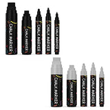 Chalkola Artist Bundle - 5 Black Variety + 5 Silver Variety Chalkola