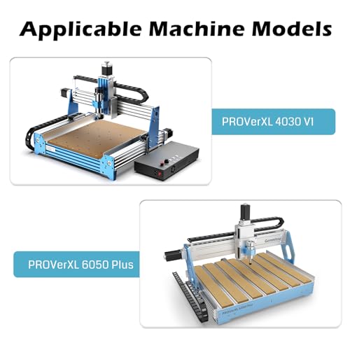 Genmitsu Rotary Module Kit for Prover XL 4030 V1/Prover XL 6050 Plus CNC Router Machine with NEMA23 Planetary Geared Stepper Motor, 4 Jaw Chuck, 10:1 - WoodArtSupply