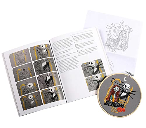 Disney Tim Burton's The Nightmare Before Christmas Embroidery (Embroidery Craft) WoodArtSupply