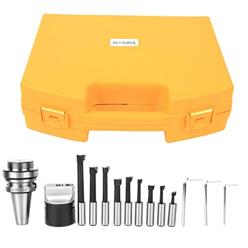 BT30-F1-12-9PCS Boring Cutter Set High Accuracy CNC Milling Tool Kits Head Shank Carbide Boring 40 Carbon Steel for Milling Machines Oumefar