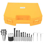BT30-F1-12-9PCS Boring Cutter Set High Accuracy CNC Milling Tool Kits Head Shank Carbide Boring 40 Carbon Steel for Milling Machines Oumefar