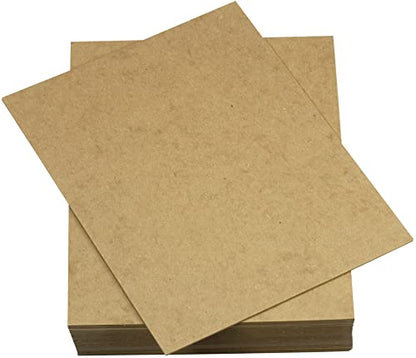 Chipboard (Kraft, 08.5"x11" 22 Point 100 Count) - WoodArtSupply