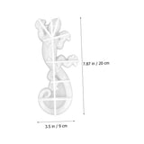 VILLCASE Gecko Decoration Mold Chocolate Making Silicone Resin for DIY Use DIY Gecko Wall Decor Wall Craft Molds Gecko Silicone Wall Art Craft Resin VILLCASE