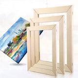 jweemax Wood Picture Frame, Wooden Photo Frame Kit for Oil Painting, Wall Hanging, Mounting, Displaying, 50x70cm jweemax