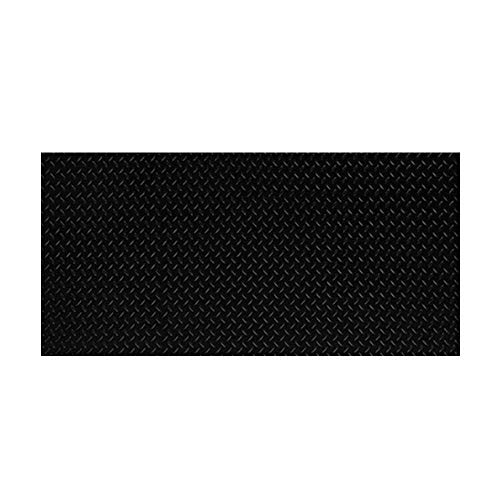 RESILIA Heavy Duty Garage Floor Runner & Protector Mat - Slip-Resistant Grip, Embossed Diamond Plate Pattern, Water & Stain Resistant, Black (4 feet RESILIA