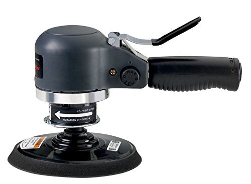 Ingersoll Rand 311A 6” Orbital Air Dual-Action Quiet Sander, Heavy Duty, 10,000 RPM, Low Vibration, Swivel Free Finish, Adjustable Built-In Regulator - WoodArtSupply