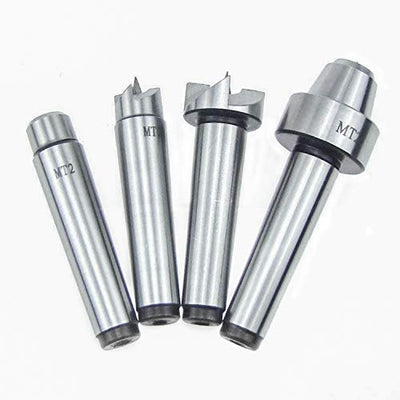 HFS (R) 4 Piece Wood Lathe Center Set for #2 MT