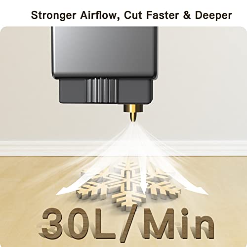 BROVR Air Assist, Air Pump for Most of Laser Cutter and Engraver,Air Assist Pump Kit with Adjustable 30L/Min,for CNC Cutting and Laser BROVR