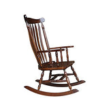 International Concepts Solid Wood Rocker, Espresso IC International Concepts