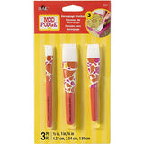 Mod Podge 10615 3 Piece Short Handle Brush Set Mod Podge