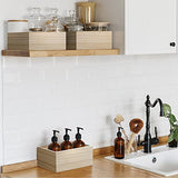 Sorbus Unfinished Wood Crates - Organizer Bins, Wooden Box for Pantry Organizer Storage, Closet, Arts & Crafts, Cabinet Organizers, Containers for Sorbus