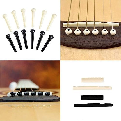 48 PCS Guitar Accessories Kit, Acoustic Guitar Changing Tool, Including Acoustic Guitar Strings, Guitar Picks, Capo, String Winder, Bridge Pins, Pin - WoodArtSupply