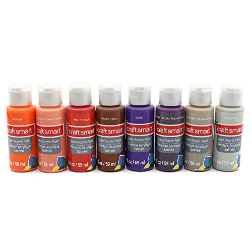 Craft Smart Satin Classic Acrylic Paint Set Craft Smart