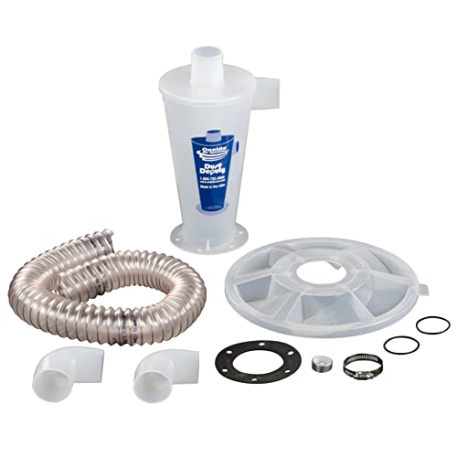 Dust Deputy Plus Anti-Static Retrofit Cyclone Separator Kit for Wet/Dry Shop Vacuums with Collapse-Proof Bucket Lid and Hose (DD Plus) Oneida Air Systems