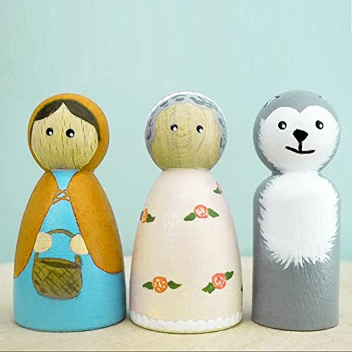 SEHOI 40 PCS 3.5 Inch Wooden Peg Dolls, 20 Mom, 20 Dad Unfinished Wooden People Set Wooden Peg Figures Peg People for Painting, Graffiti, Crafts, SEHOI