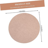 Tofficu Sculpture Base Clay Tools Ceramic Wheel Bat Clay Sculpting Board Flat Unfinished Wood Bases for Doll Wood Carving Tools Ceramic Tools Cake Tofficu