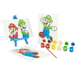 Innovative Designs Super Mario Canvas Paint Set for Kids with 3 Canvases, Acrylic Paint Innovative Designs