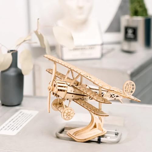 Robotime Bi-Plane 3D Puzzle Kit – 145 Pieces ROBOTIME