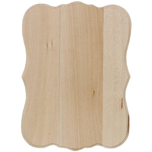Walnut Hollow Basswood Thin Plaque-Classic 5"X7"X.31, White Walnut Hollow