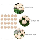 Tofficu 50 Pcs 16MM Wood Beads, Wooden Beads for Crafts Unfinished Wood Beads Bulk Wooden Beads for DIY Craft Painting Carving Tofficu