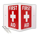 Rapid Care First Aid 80098 3 Shelf All Purpose First Aid Kit Cabinet, Class A+, Exceeds OSHA/ANSI Z308.1 2015, Wall Mountable Rapid Care First Aid