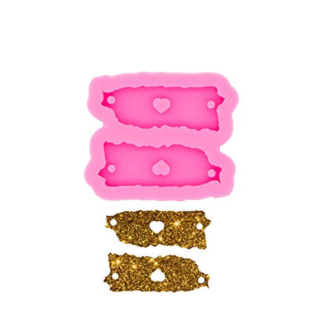 Shiny Glossy Puerto Rico Map Shape Silicone Resin Molds Handmade DIY Epoxy Silicone Molds Fashion Earring Bracelet Pendant Jewelry Making Resin Craft Angel Wings