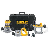 DEWALT Router, Fixed/Plunge Base Kit, 12-Amp, 2-1/4-HP (DW618B3) DEWALT