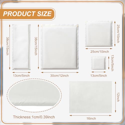 Teflon Sheet for Heat Press Non-Stick Heat Resistant Craft Mat, 18 Pack  12x16
