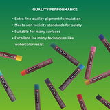 SAKURA Cray-Pas Expressionist Oil Pastel Set - Soft Oil Pastels for Artists - 12 Colors SAKURA